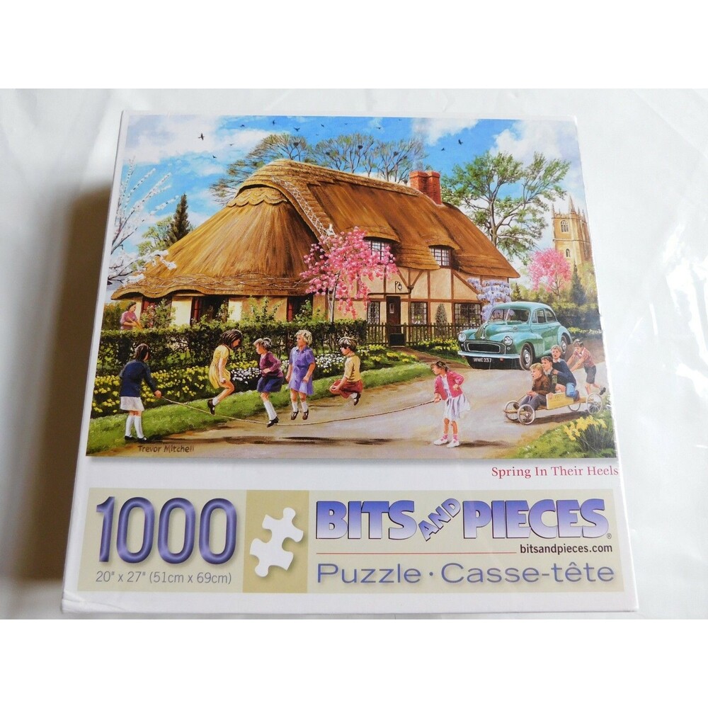 Bits and Pieces Jigsaw Puzzle Trevor Mitchell: Spring In Their Heels 1000 pieces